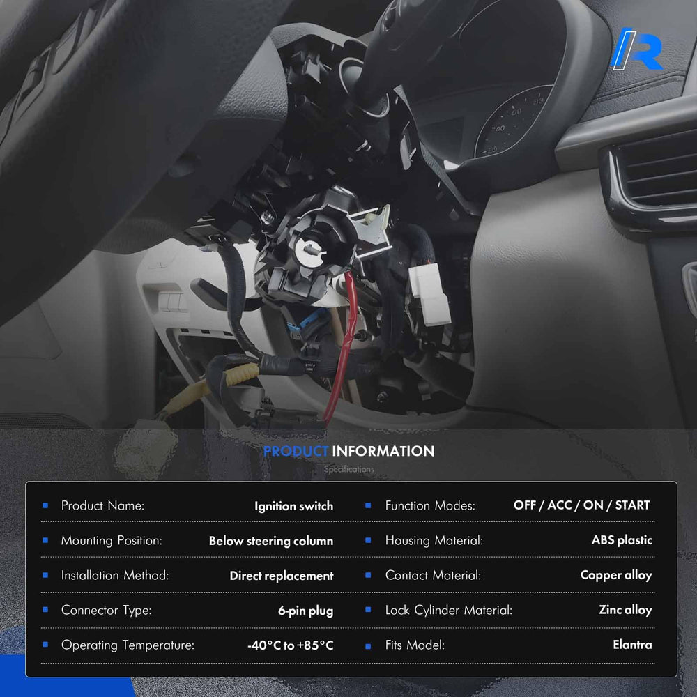 RHAOCZIYAUTO two-key set—easy access for spare use