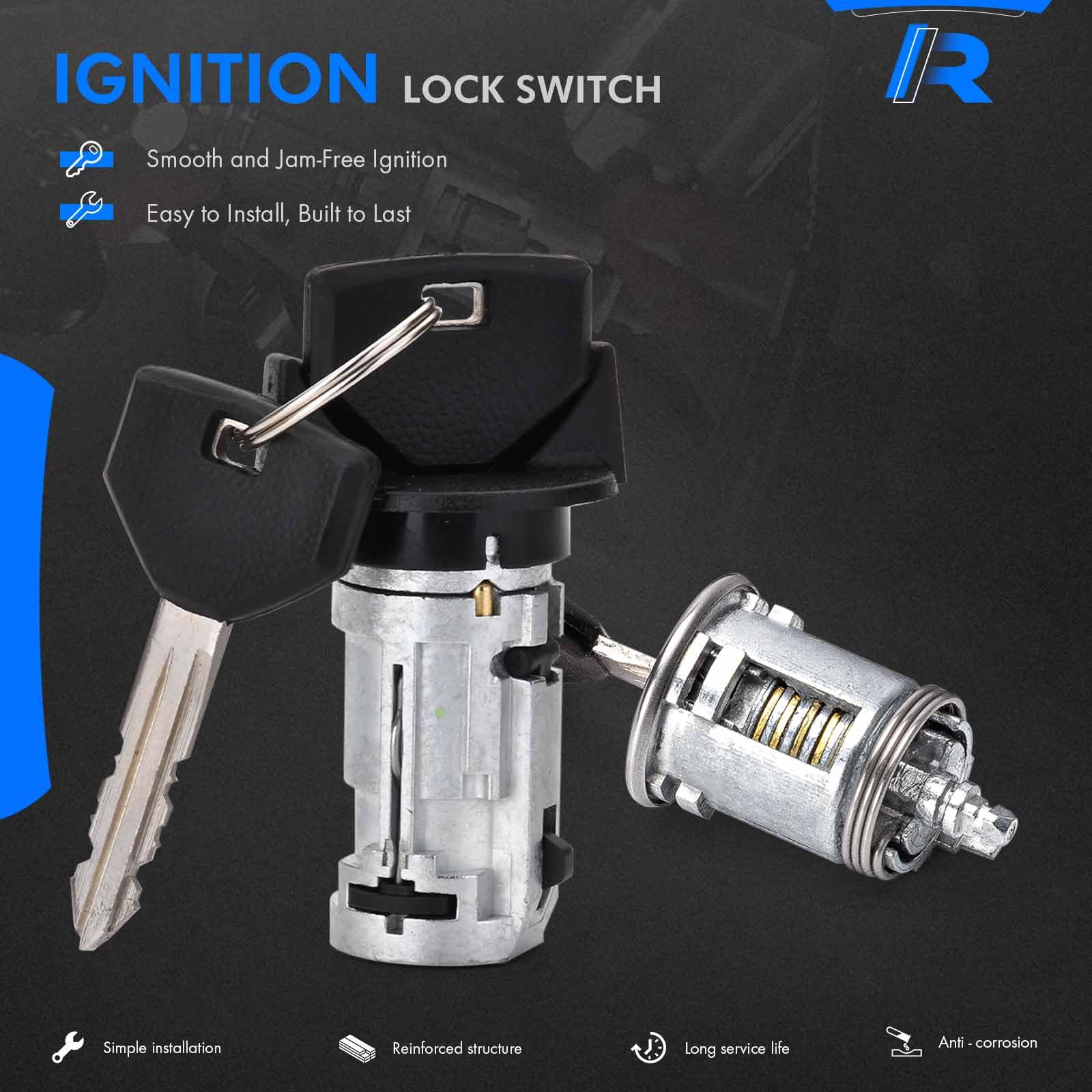 RHAOCZIYAUTO key set includes two keys for convenient replacement