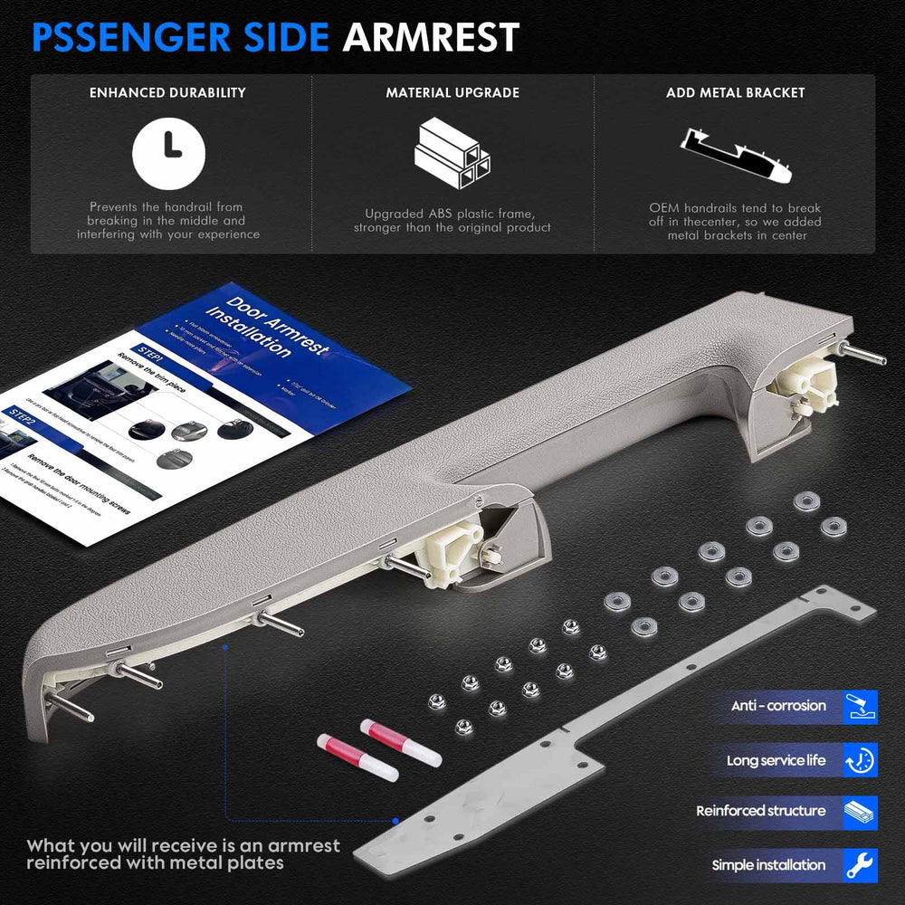 ABS skeleton and metal bracket offer a longer-lasting repair solution.