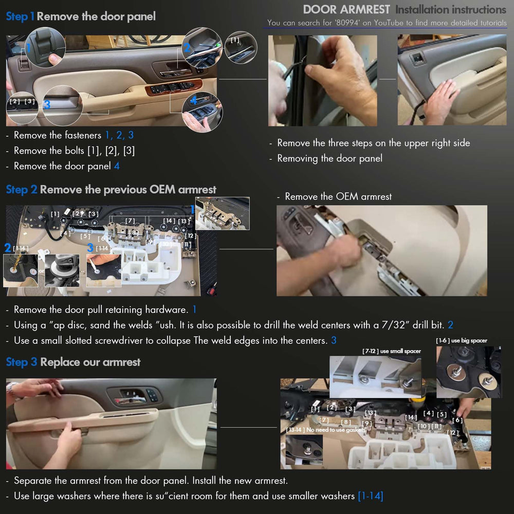 RHAOCZIYAUTO tan armrest upgrade for updated cabin look