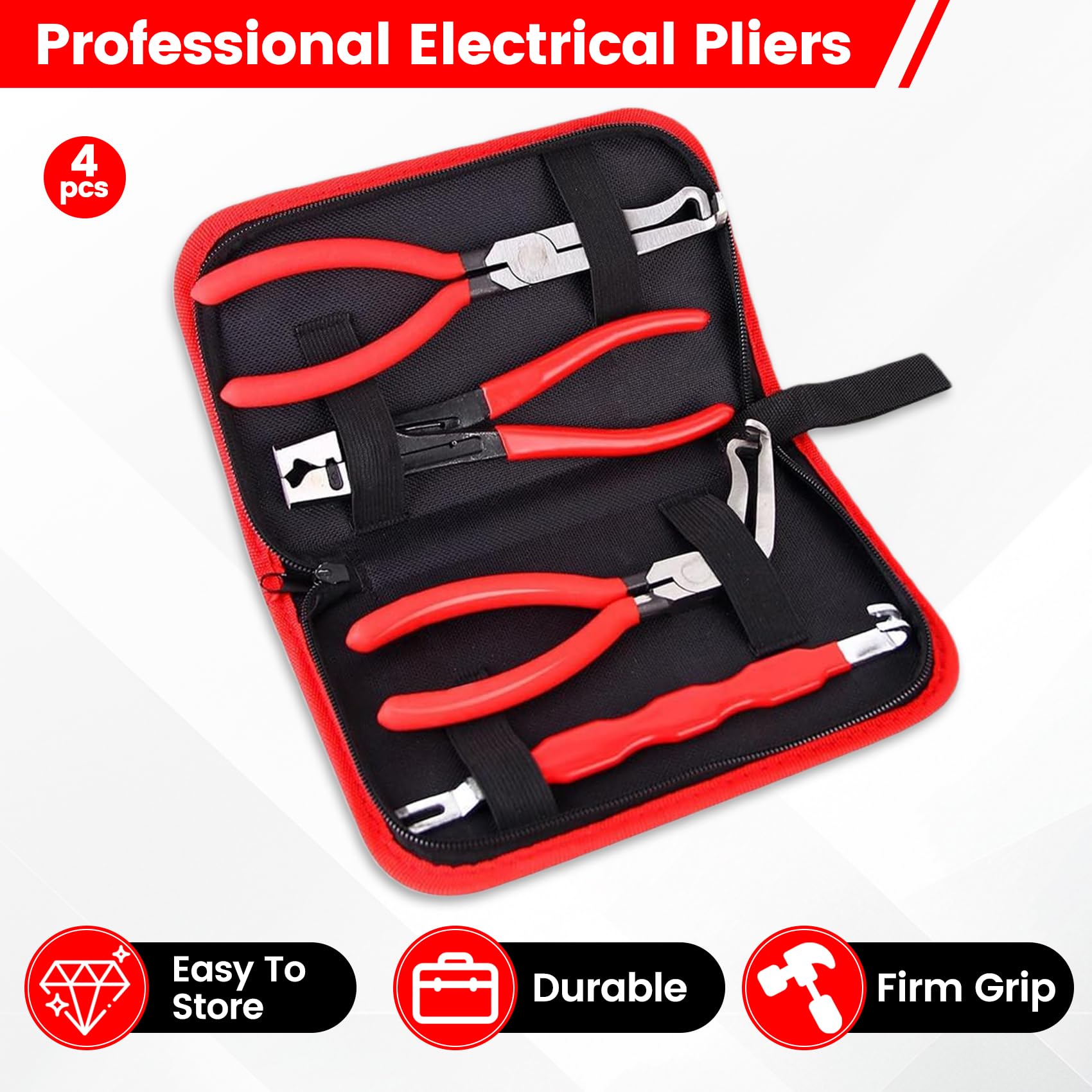 Rhevosil 60-degree disconnect plier eases access in restricted automotive wiring tasks