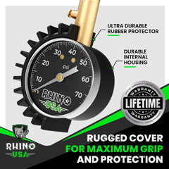 Rhino USA 2-inch glow dial close-up for quick visibility