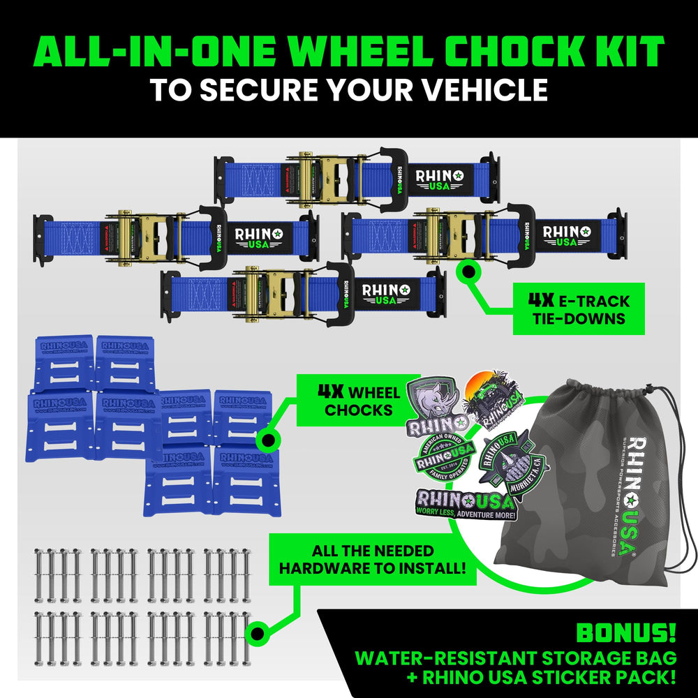 Rhino USA 35-inch tire compatibility keeps UTVs secure during transport.