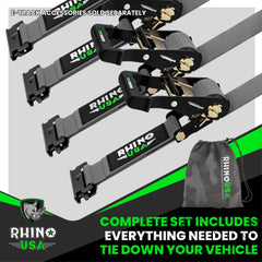 Rhino USA double-stud automatic locking fittings for reliable connection.