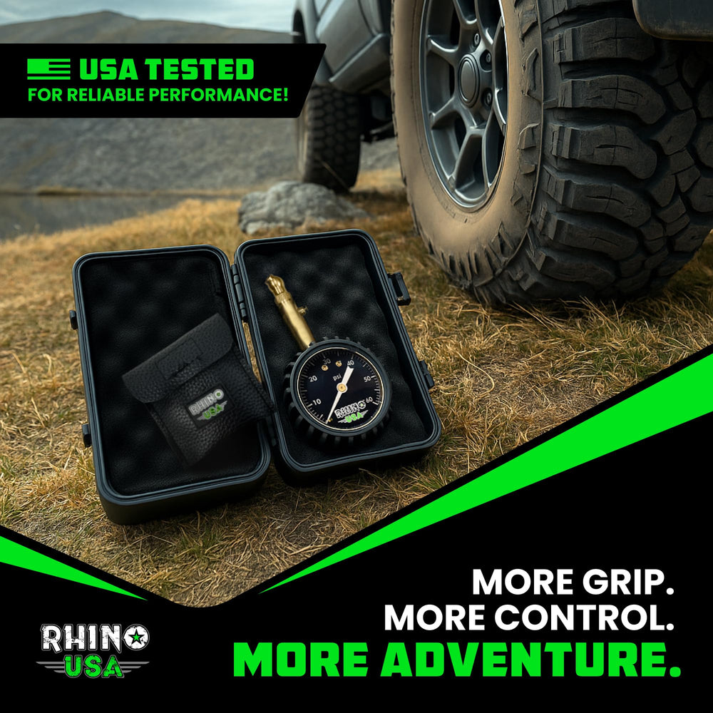 Rhino USA easy read 2 inch dial aids quick pressure checks
