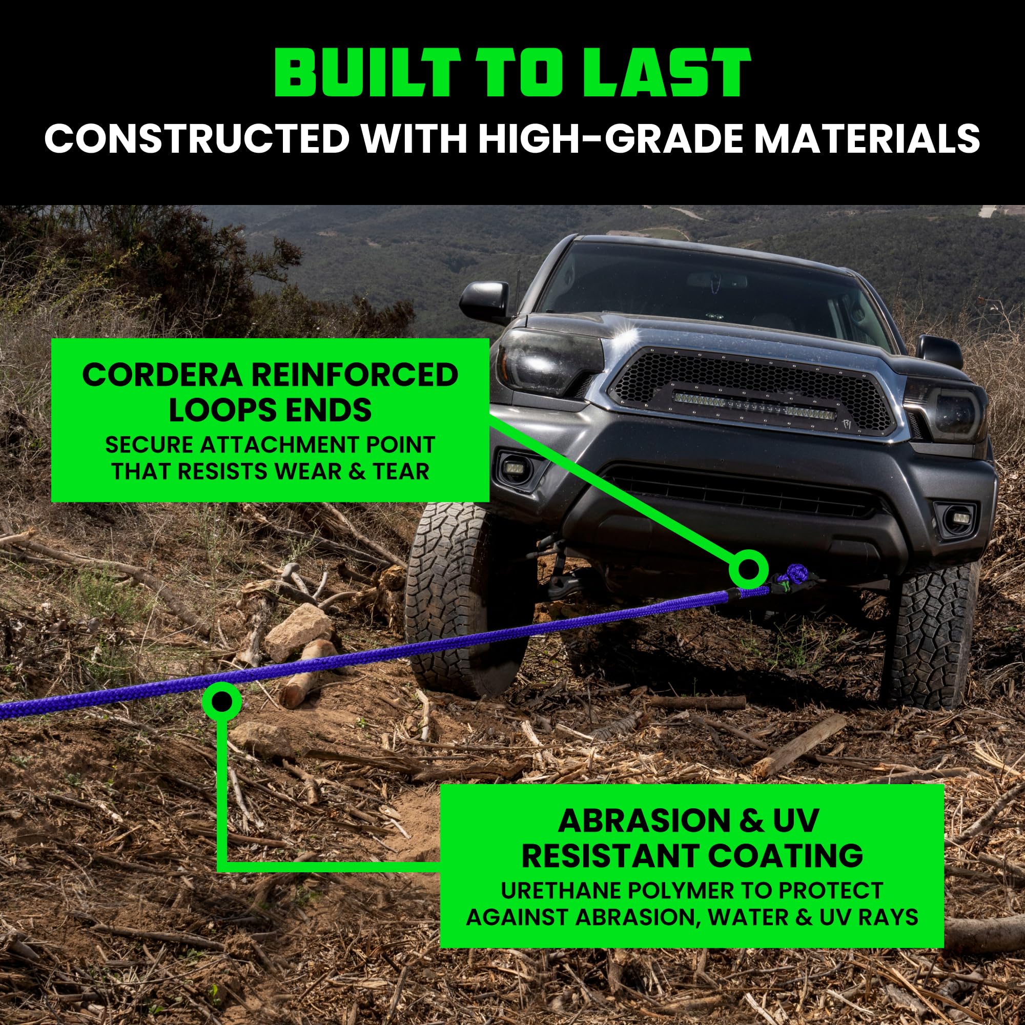 Rhino USA offroad recovery scene showing kit ready for tough terrain