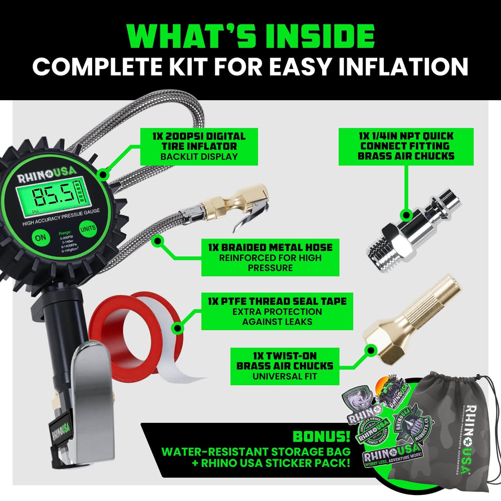 Precision bleed valve allows fine pressure adjustments after inflation