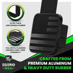 Protective hitch cover shields receiver from water and mud during trails