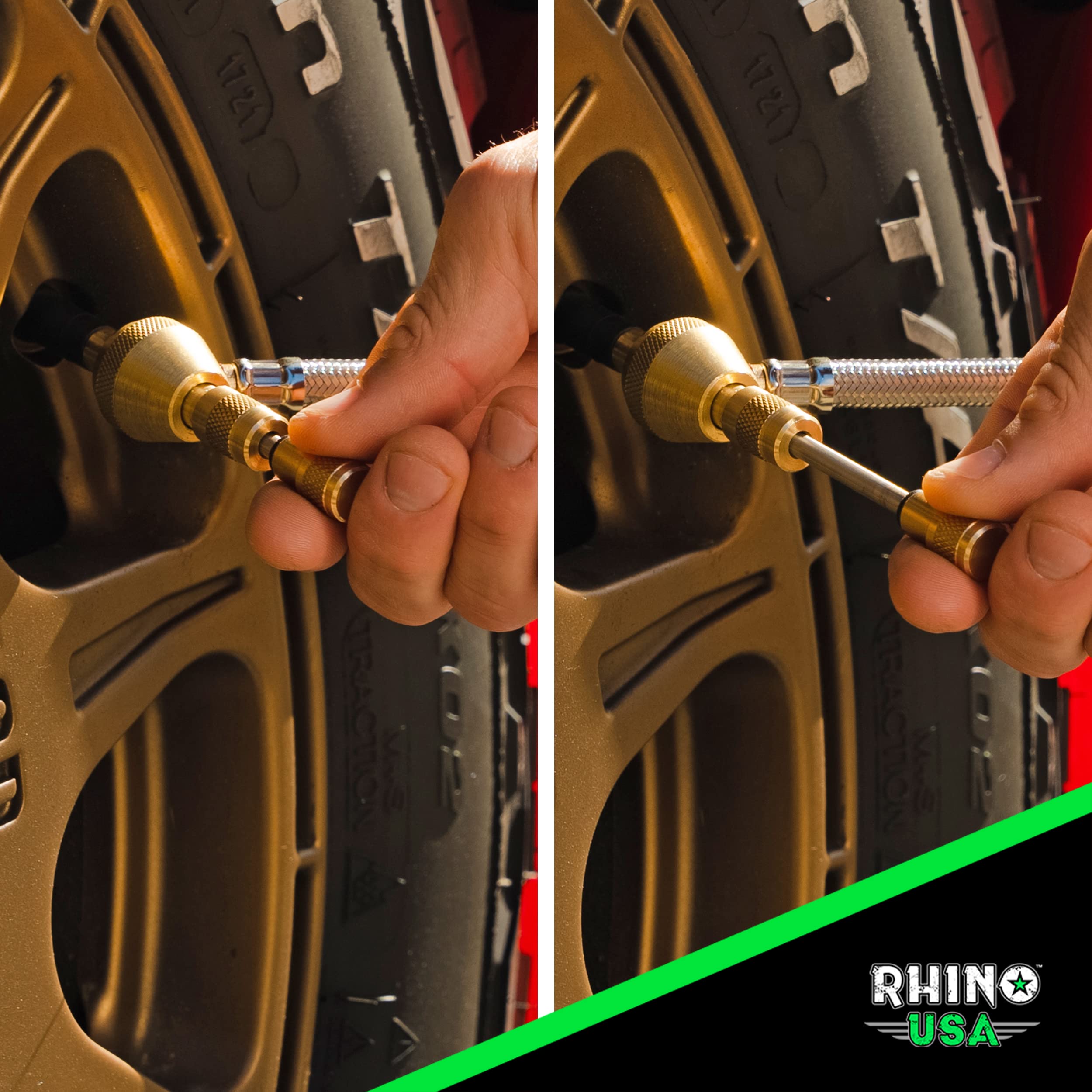 Rhino USA rapid tire deflators designed for off-road readiness
