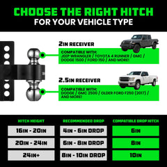 Rhino USA reversible 2-5/16 inch ball offers flexible towing options.
