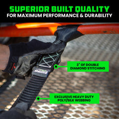 Rhino USA four-pack display highlights value and versatility for ATV, UTV, and dirt bikes.