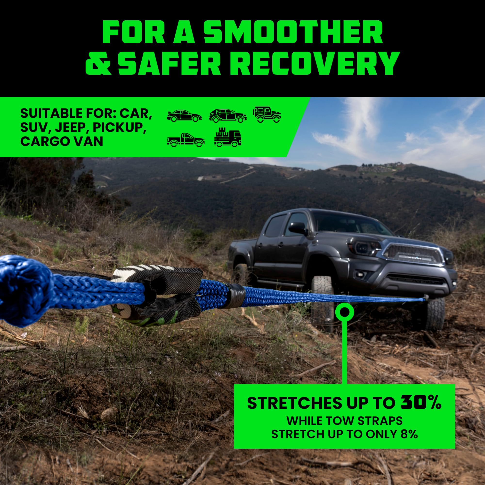 Rhino USA storage bag keeps rope and shackles organized after use