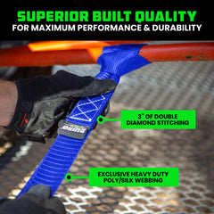 Rhino USA strap attachment ease helps quick setup for ATV or dirt bike trips