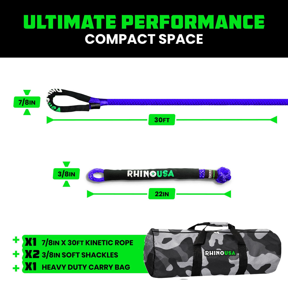 Rhino USA synthetic fiber rope durability supports repeated recoveries
