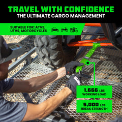 Rhino USA 5,000 lbs rated tie down for durable, heavy-load support.