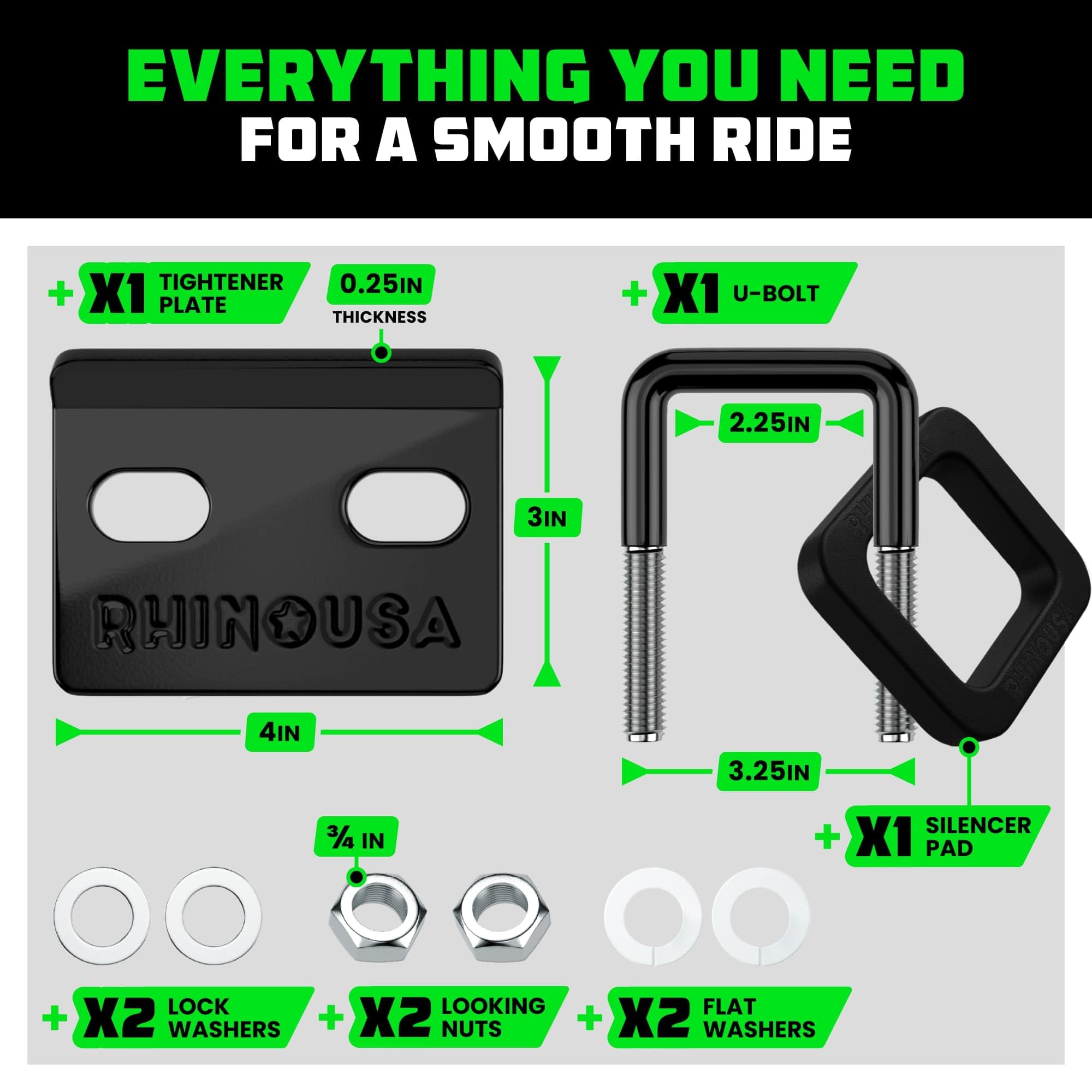 Rhino USA weatherproof rubberized coating protects against the elements.