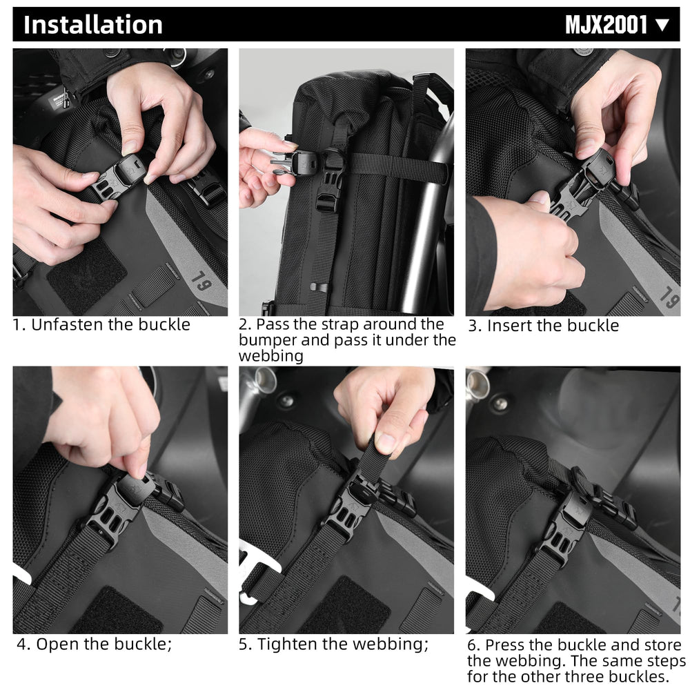 Rhinowalk 6L capacity with room for essentials on rides