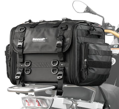 Rhinowalk expandable 60L tail bag for extended motorcycle trips