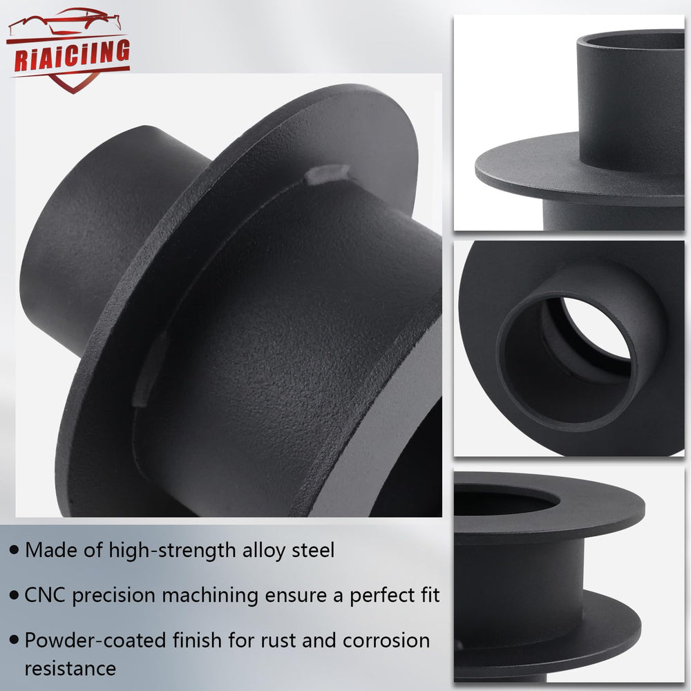 RiAiCiING rubber isolators reduce noise while maintaining ride comfort.