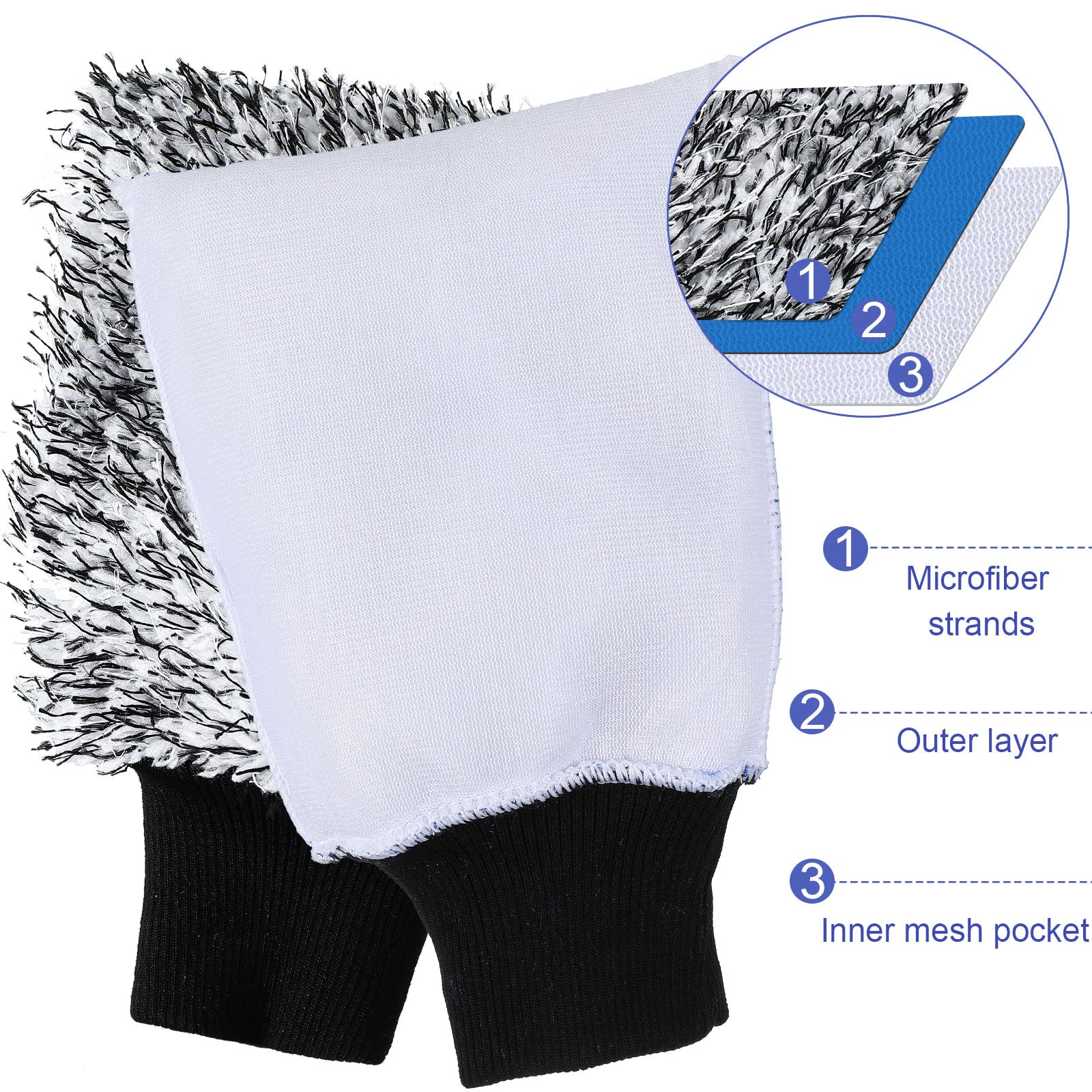Riakrum mitt featuring elastic cuff design for secure wear.