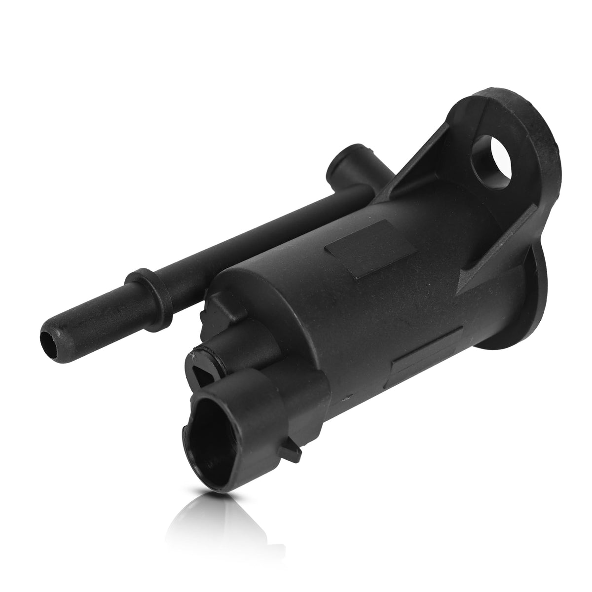 RICH AUTO vapor canister purge valve close-up showing durable build for reliable EVAP control.