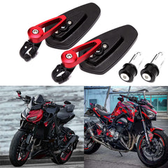 Rich Choices bar end mirror left mounted for safer lane changes