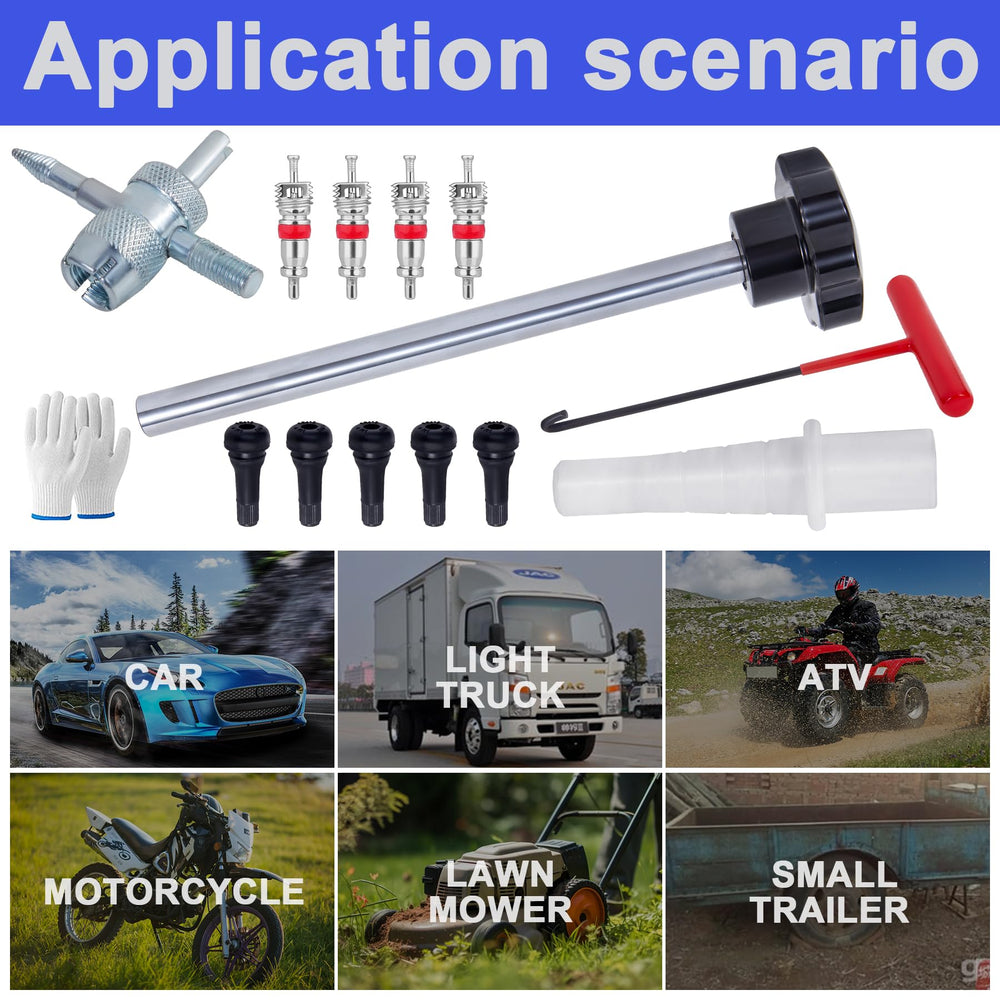 Richcat four-way valve tool works with most valves.