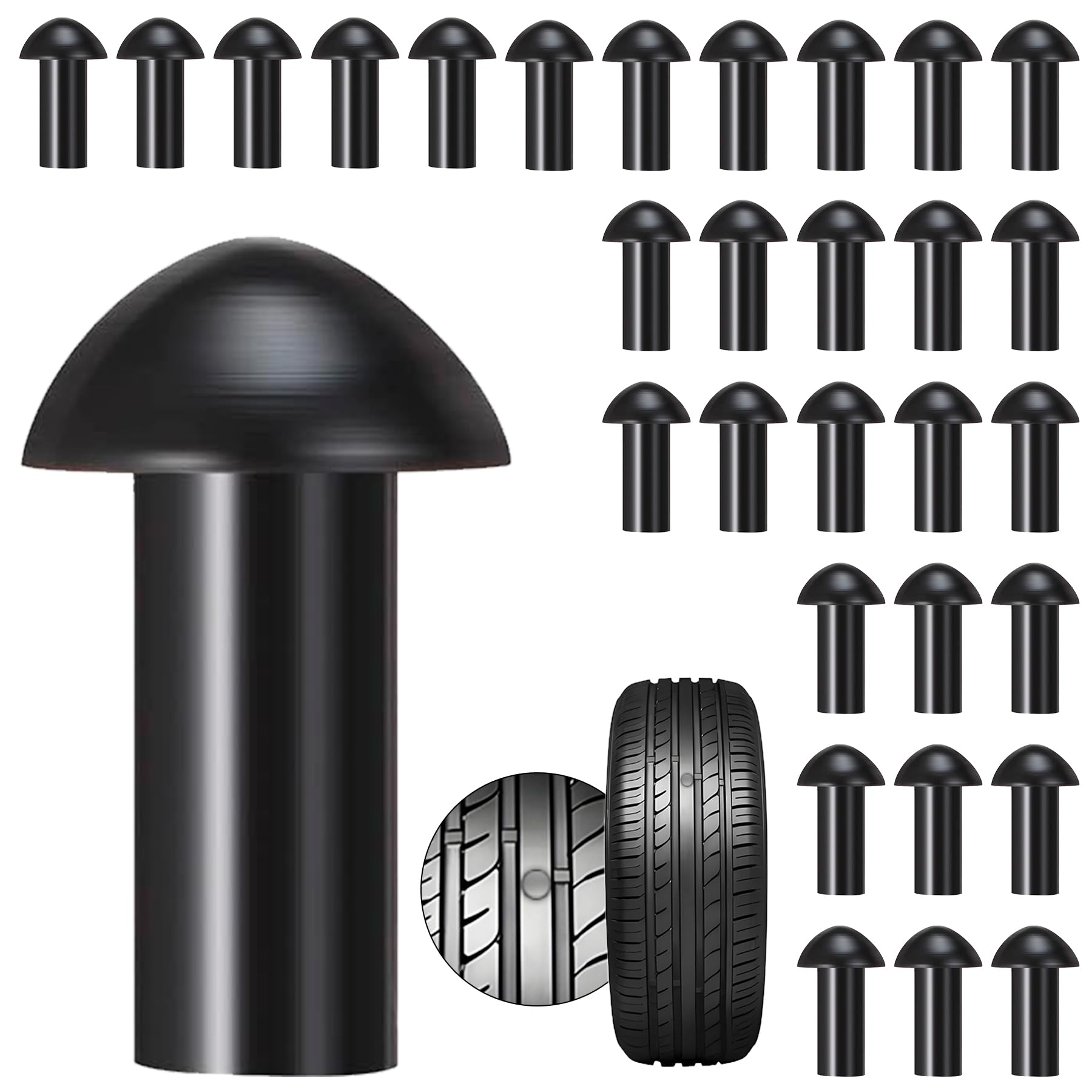 Richcat road-ready accessories accompany the tubeless repair kit