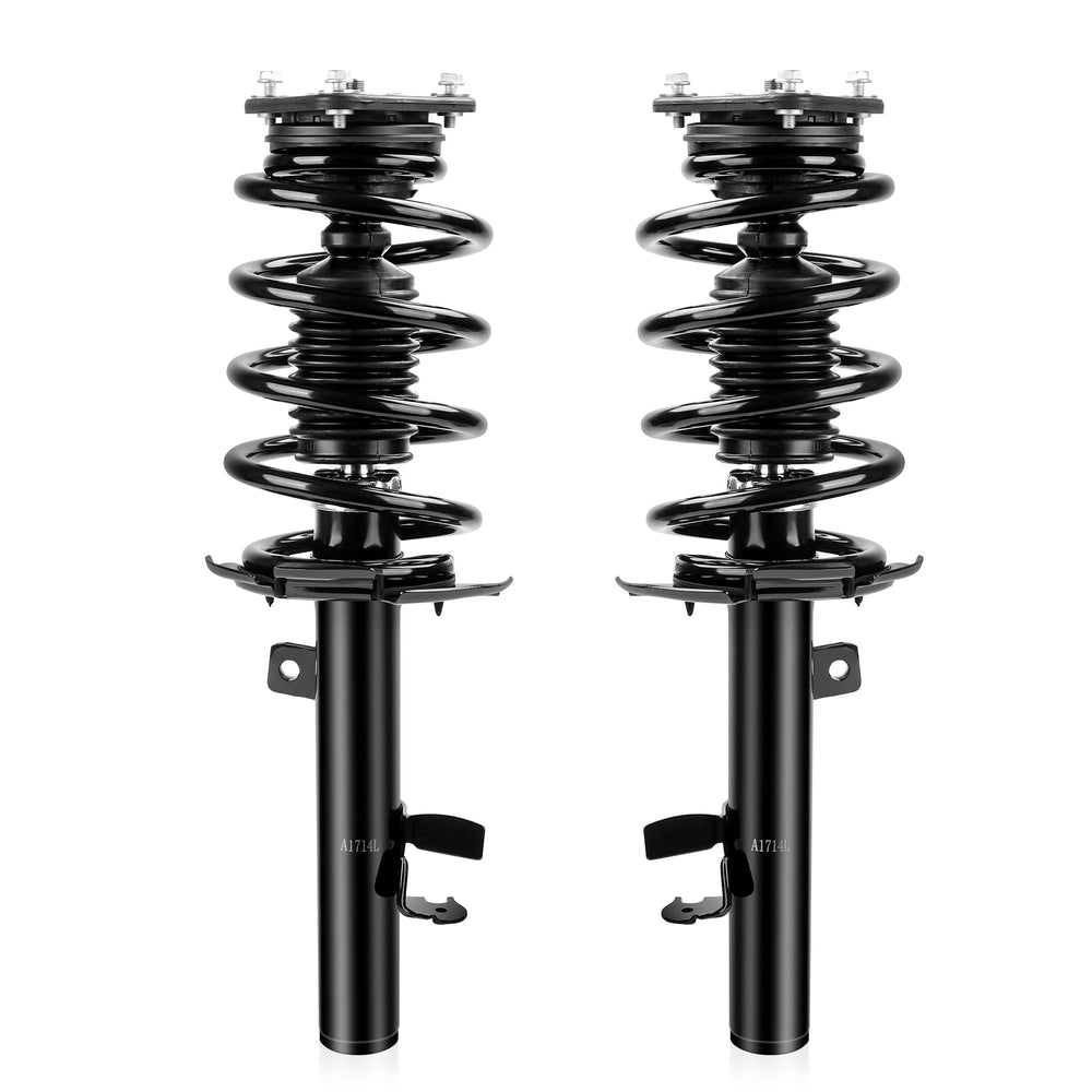 Richeer front strut assembly for Escape left view showing rugged build for smoother long-distance rides