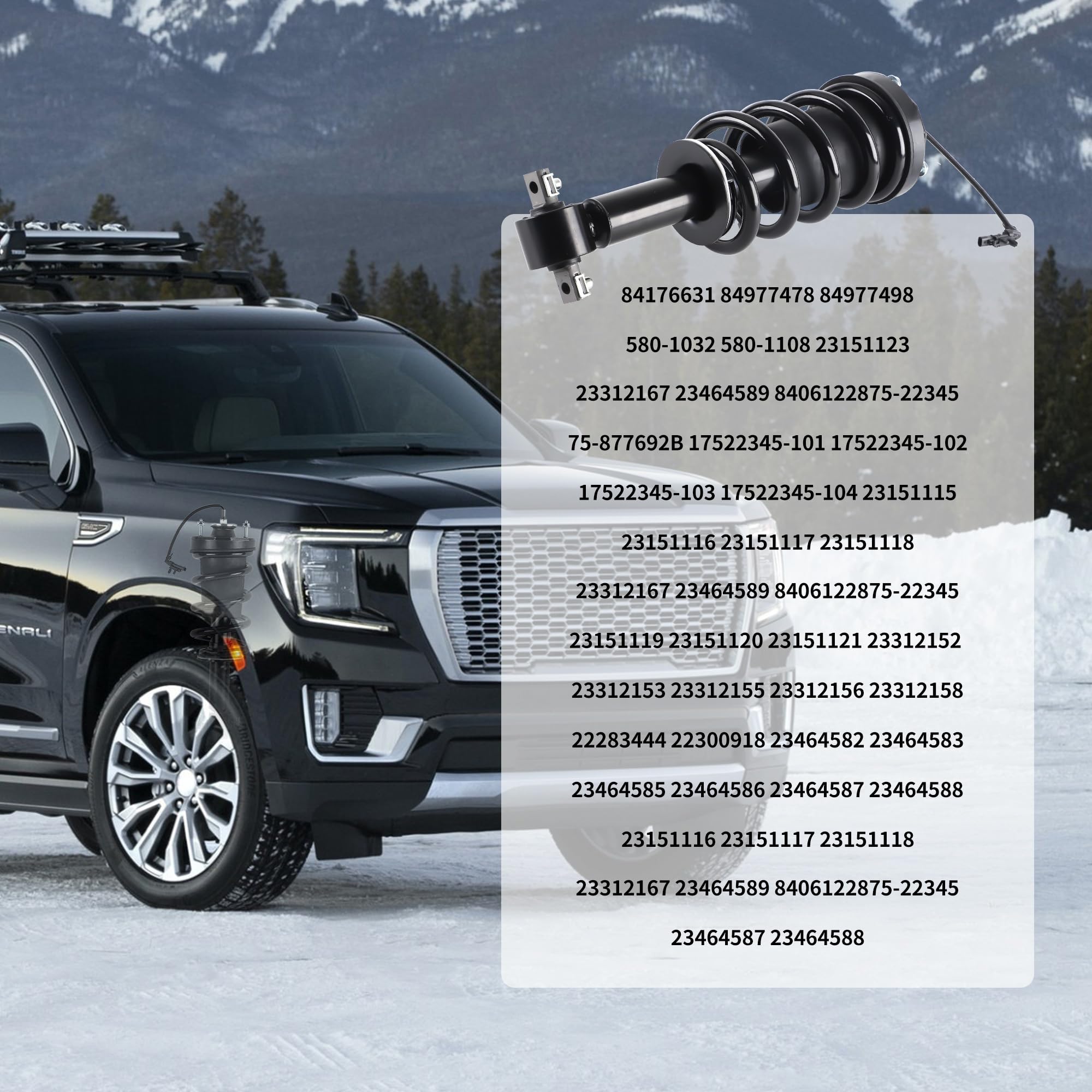 Richeer GM-original-like performance suggests damping behavior compatible with GM suspension.