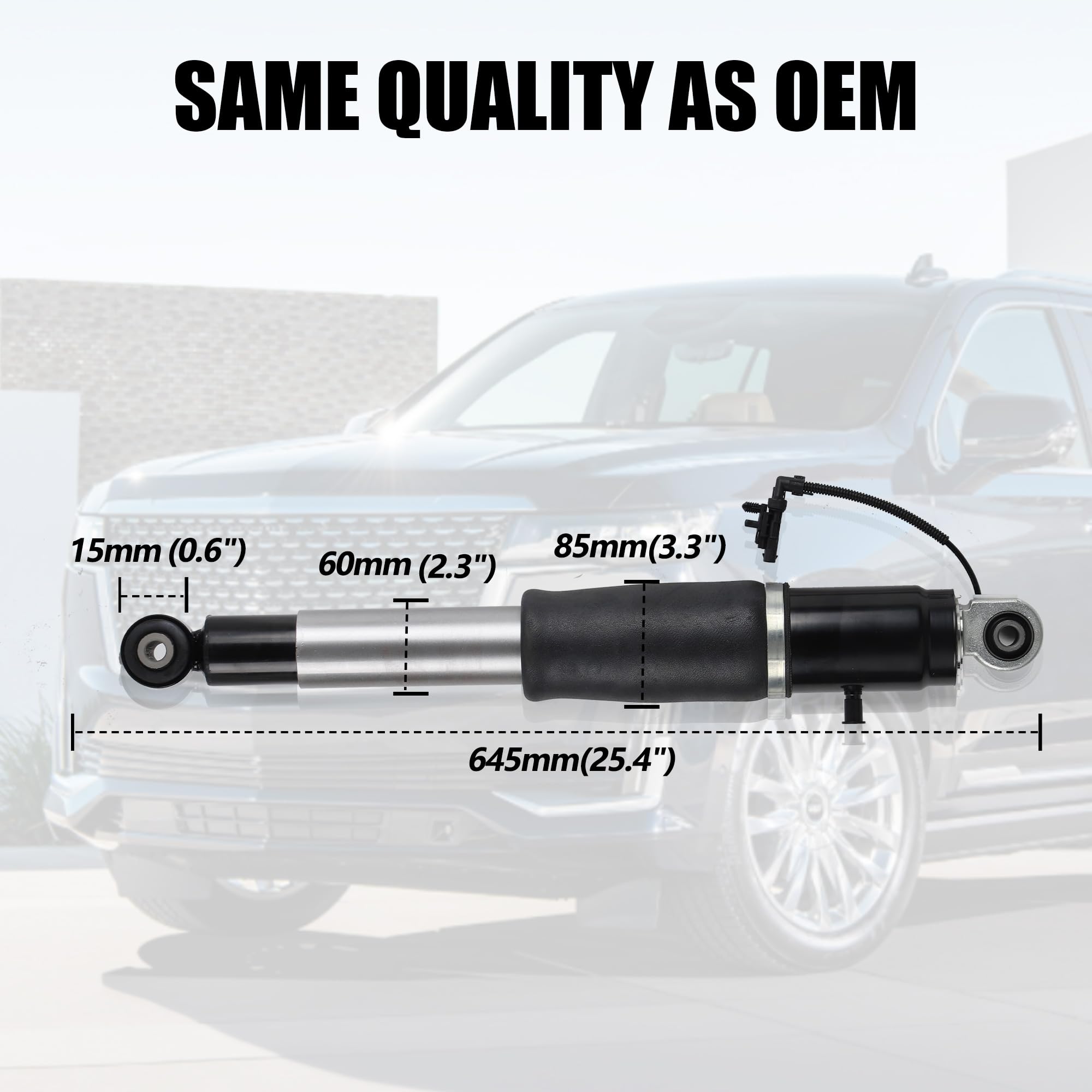 Richeer rear shock absorber assembly kit enables quick installation
