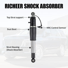 Richeer rear-strut shock absorber for Yukon XL supports heavy loads with steady handling