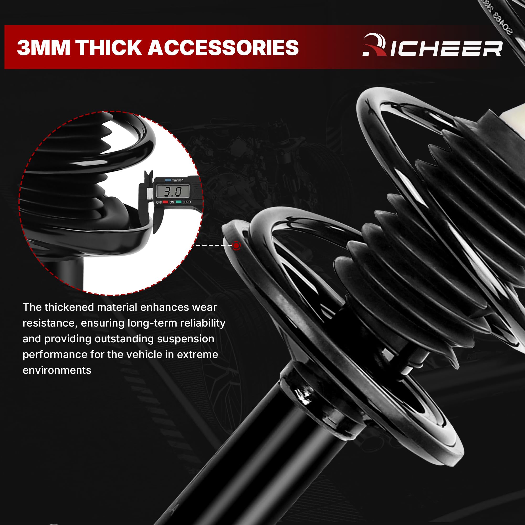 Richeer welded casing unit resists wear for long-term reliability.