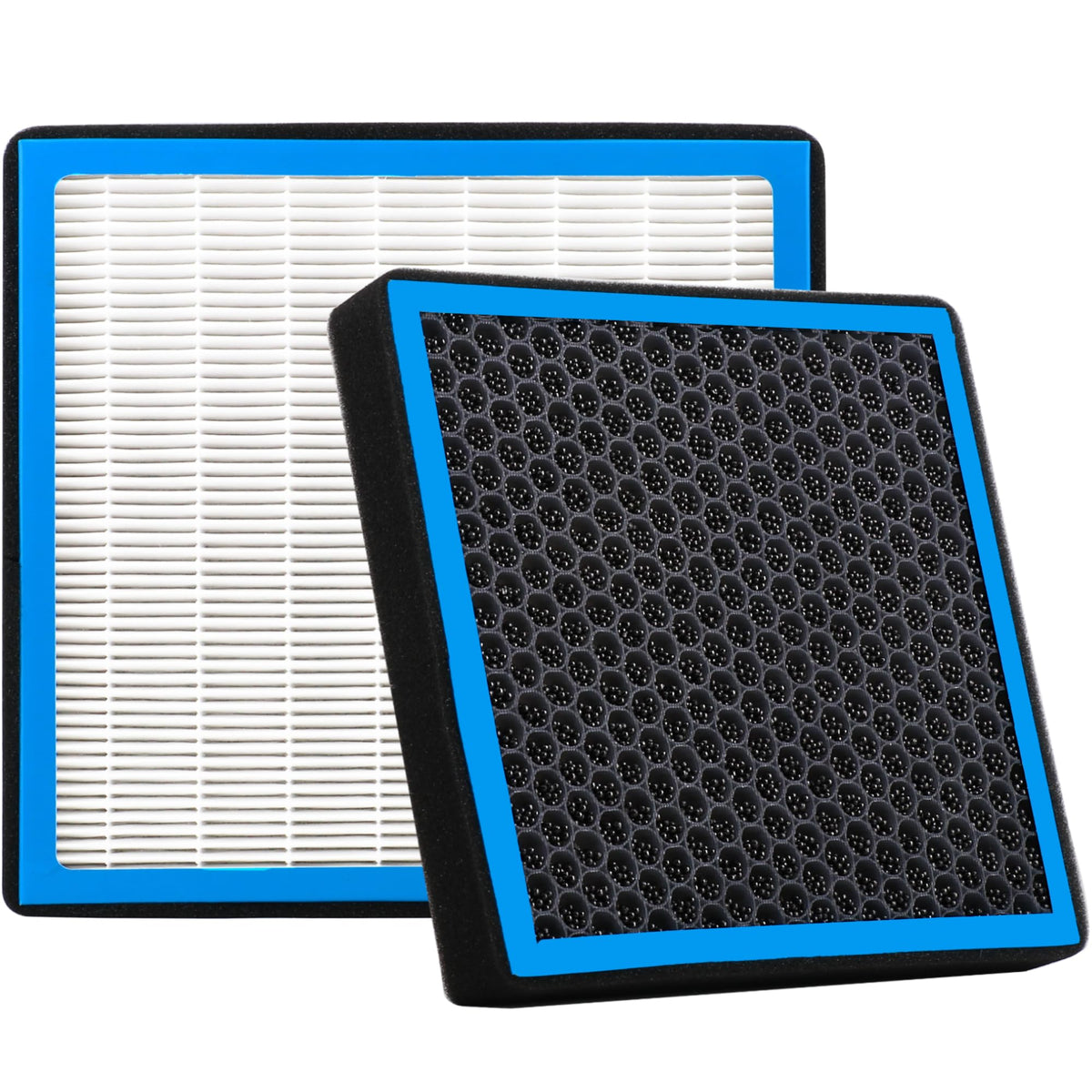RICHWEI CF10134 activated-carbon layer close-up for odor control.