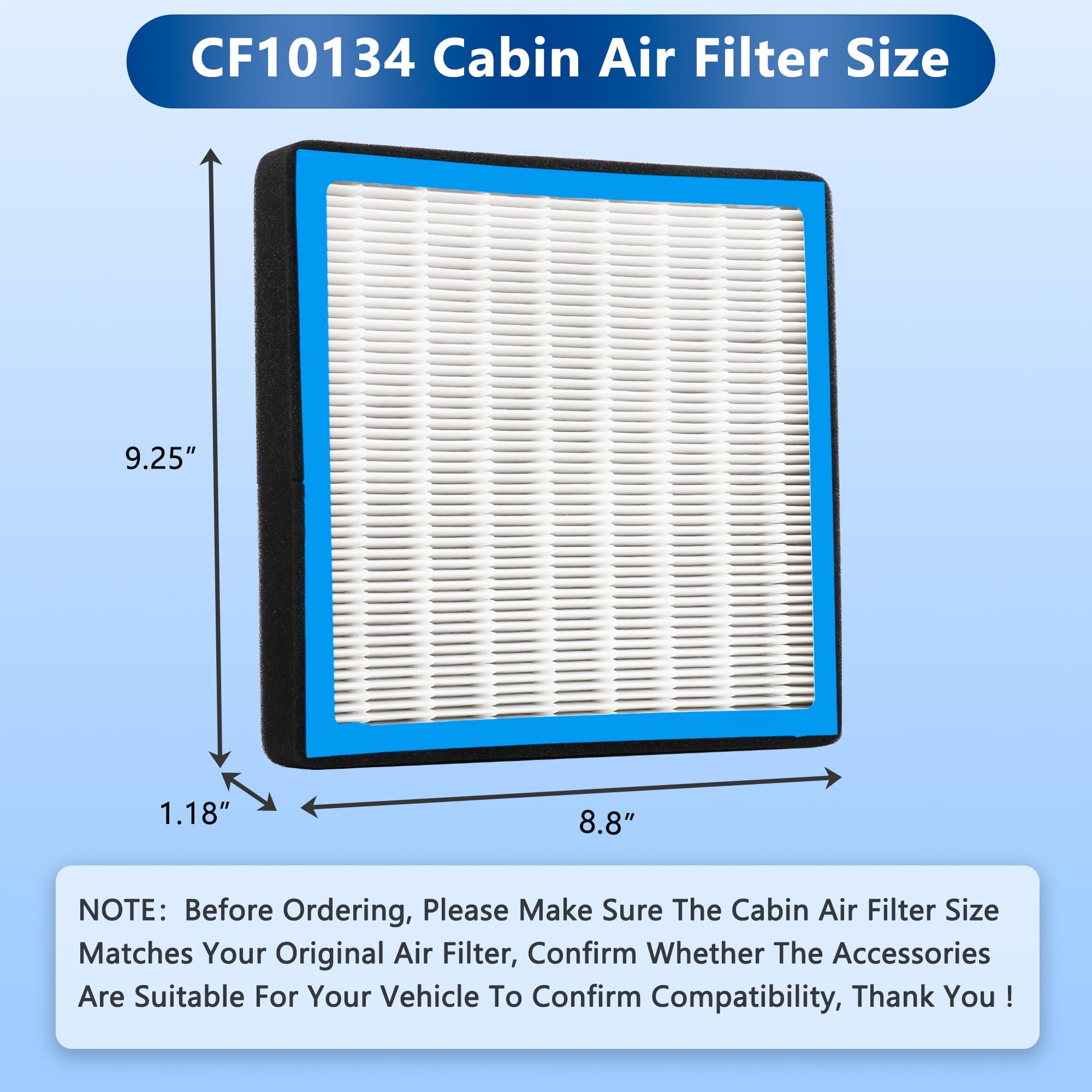 RICHWEI CF10134 in-car installation view for reference.
