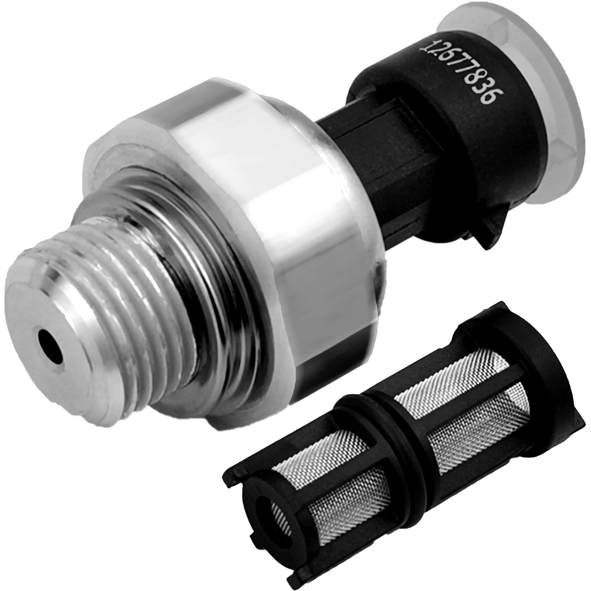 RICHWEI oil pressure sensor 12677836 front view highlighting durable construction