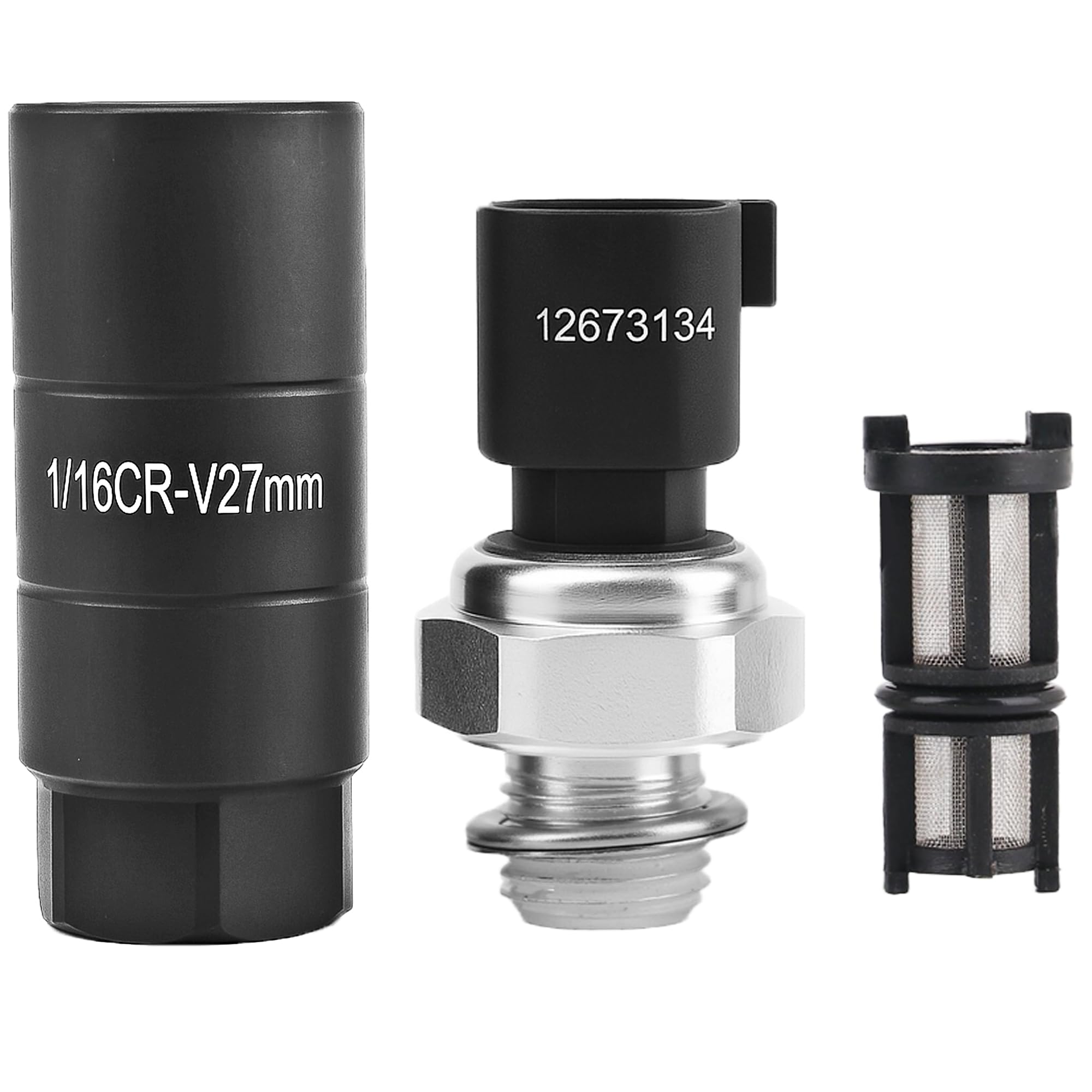 Richwei PS690 oil pressure sensor with socket for Chevy Silverado, reliable readings.