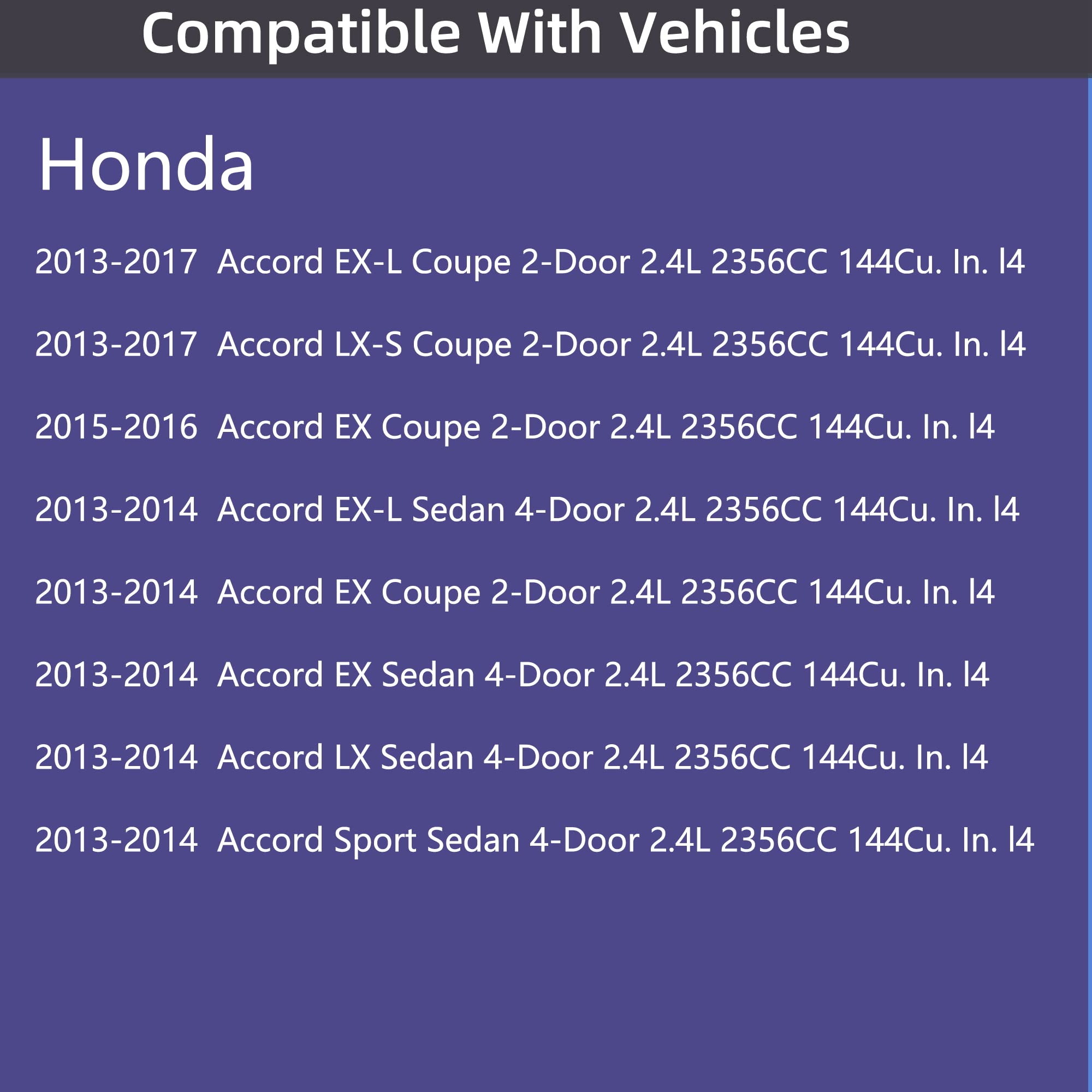 RICHWEI gasket set installation view demonstrating easy fit for 2013-2017 Accord