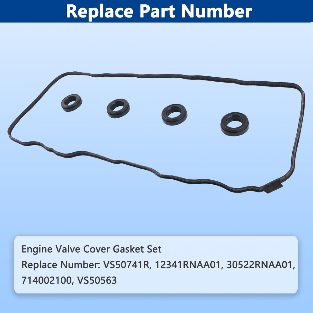 RICHWEI VS50741R gasket set for Acura ILX 2.0L valve cover supports durable engine sealing