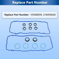 RICHWEI VS50805R compatibility list showing Dodge, Chrysler, Jeep, Ram models.