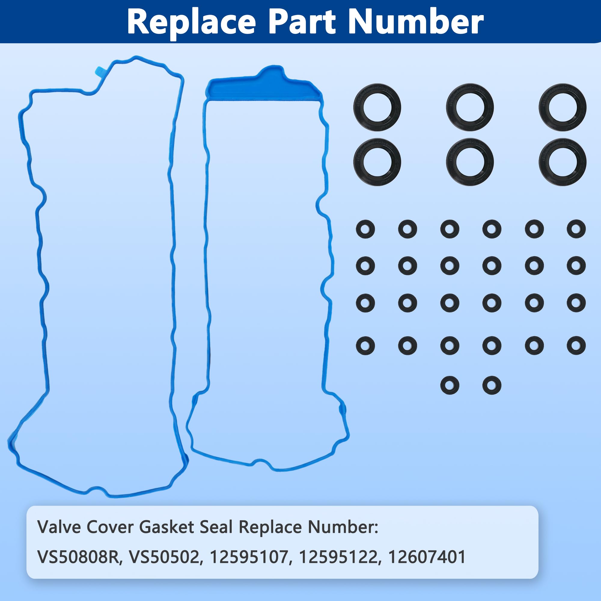 RICHWEI VS50808R compatibility chart shows GM fits