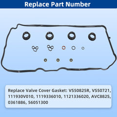 RICHWEI VS50825R for Lexus ES300h 2.5L; precise fit for reliable sealing.