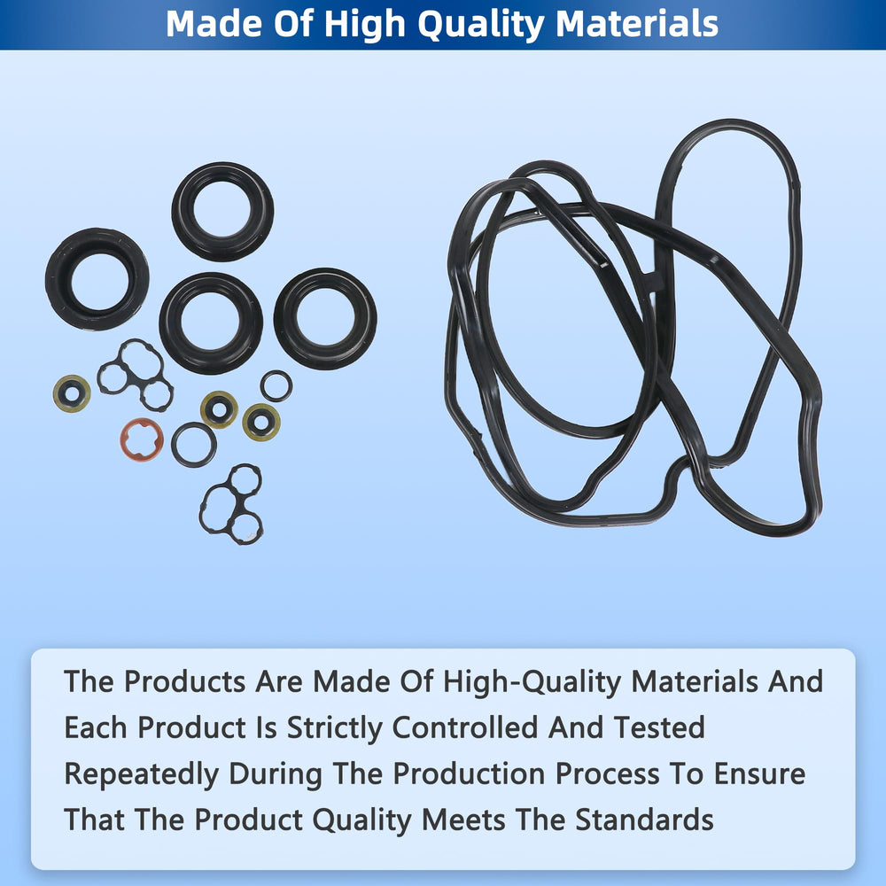 Sienna 2.7L gasket kit; supports strong engine sealing in demanding driving conditions.