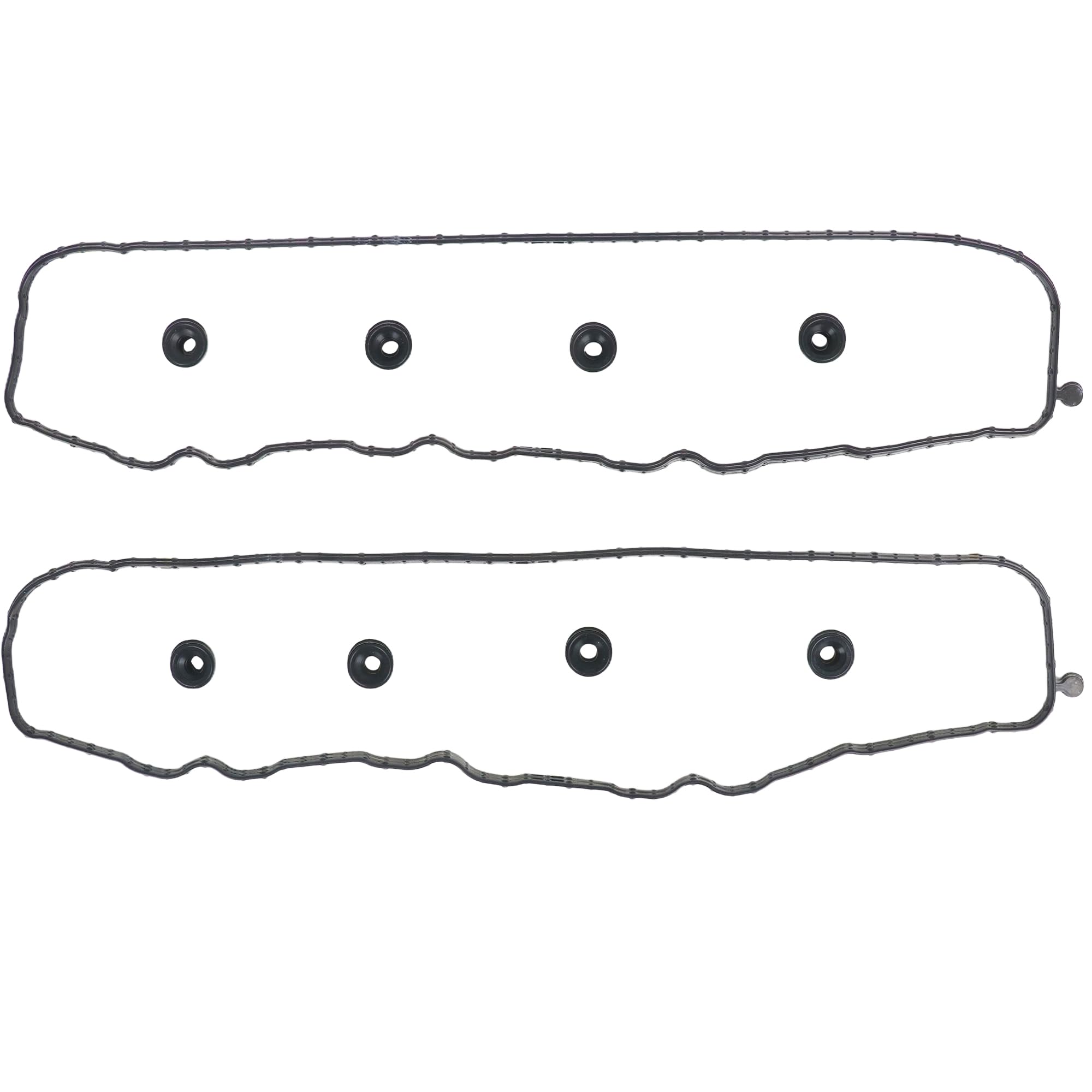 Richwei VS50907R valve cover gasket front view for 6.2L/6.6L V8 engines