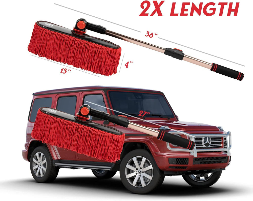 RIDE KINGS duster showing swivel head for flexible cleaning angles
