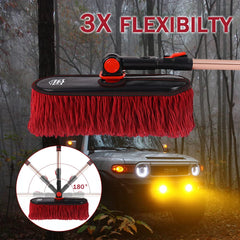 Ride Kings car duster wide mop-head covers large areas.