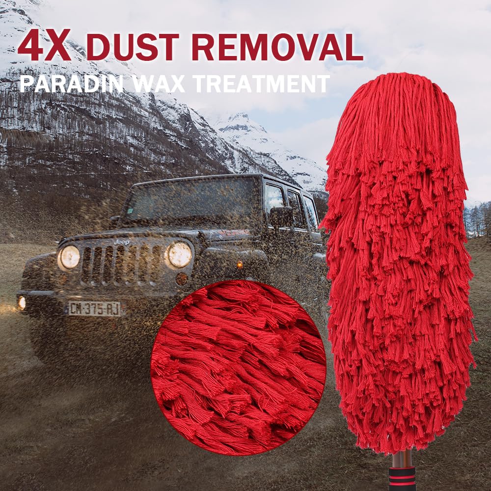 Ride Kings large-head duster covers wide surface quickly.