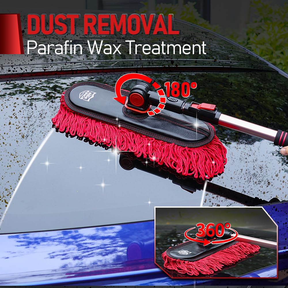 RIDE KINGS microfiber interior brush for dashboard and vents dusting