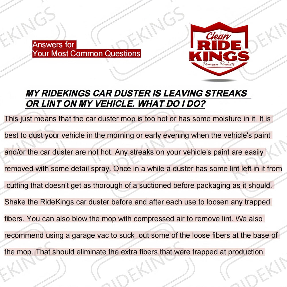 RIDE KINGS quick road-trip refresh with a portable cleaning duo