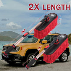 Ride Kings wax-treated cotton duster removes dust without water.